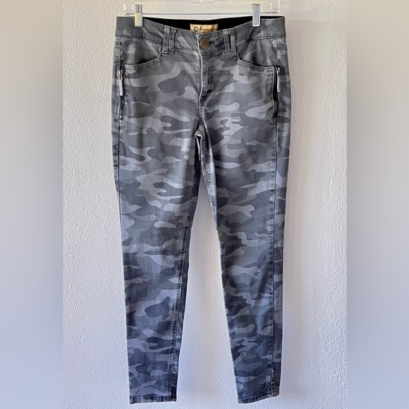 Democracy Ab Technology Olive Camo Pants Zipper Size 8 - Picture 2 of 14